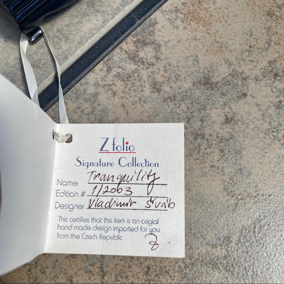 Beranek • Vladimir Svab Signed Czech Art Glass 7lb - Picture 6 of 9